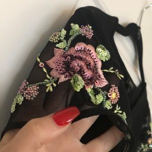 ESCADA sequin rose top